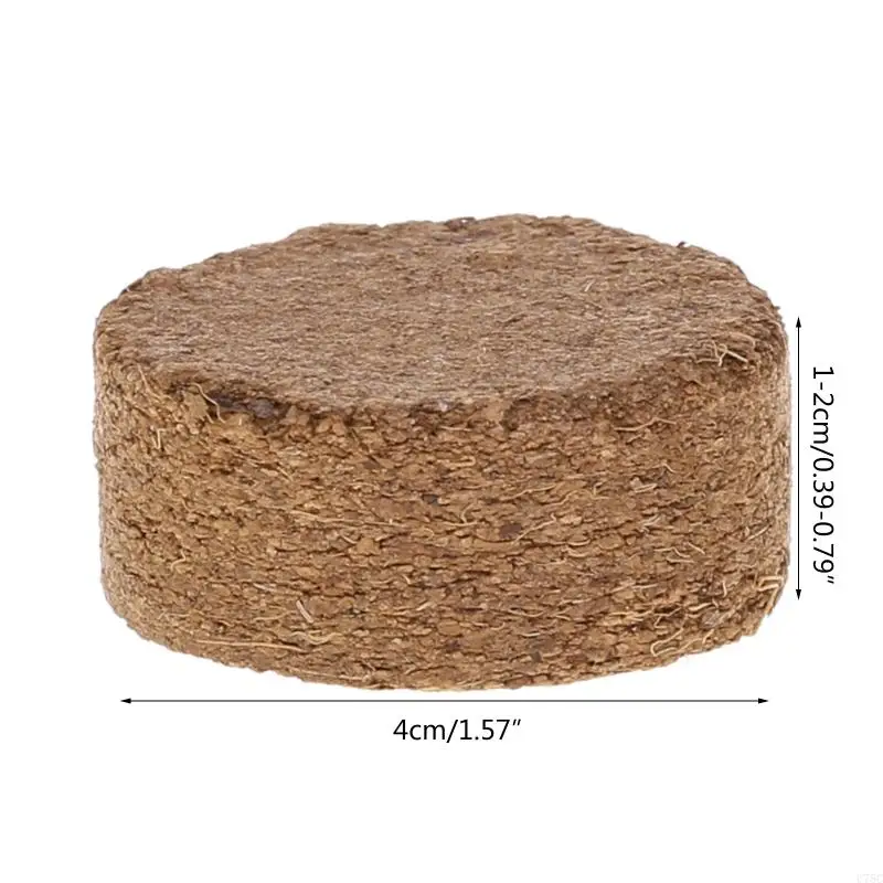U75C Fiber Coir Pellet Nutrient ดินพืชน้ำหนักเบาสวนฐานบีบอัด