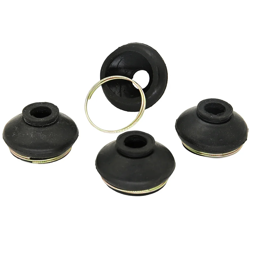 4Pcs M12 Rubber Suspension Steering Tie Rod Ends Ball Joint Dust Protection Cover For Chinese ATV Go Kart Quad Bike Parts