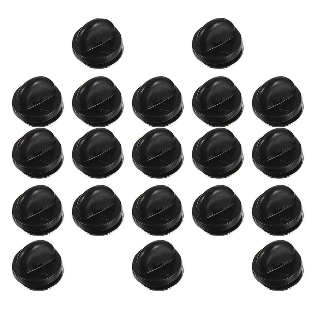 

100 pcs Butterfly Hat Badge Plastic Pin Backs Brooch Clutch For Diy Crafts Lapel Pins Badges Backing Holder Clasp Replacement