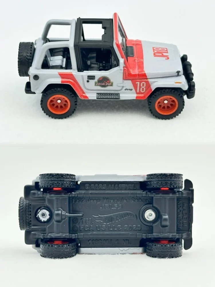 Hot Wheels-Juego de coches modelo de vehículo fundido a presión, escala 1:64, TMNT Jurassic Park Gi Joe Porsche Jeep Pop Culture, coleccionables