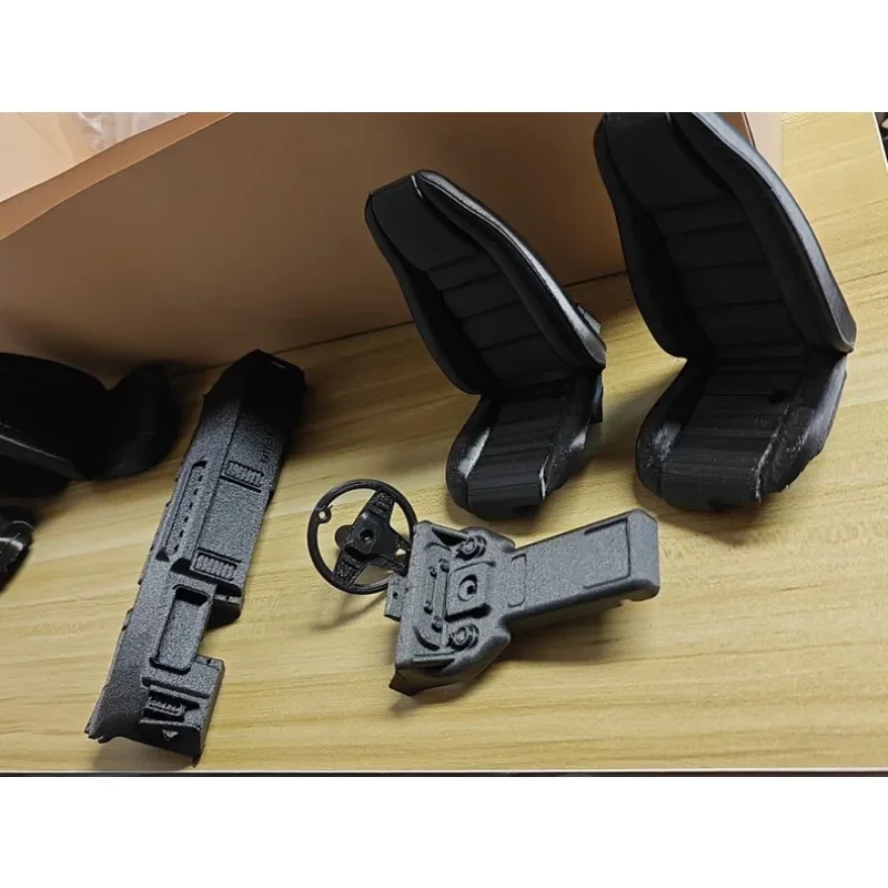 

MJX H8P 1/8 RC Crawler Interactive Interior Set - Steering Wheel & Seats 3D Printed Direct-Fit Upgrade Decor Parts Accessories