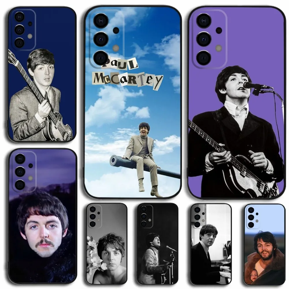 Singer P-Paul M-McCartney Phone Case For Samsung Galaxy A13,A21s,A22,A31,A32,A52,A53,A71,A80,A91 Soft Black Cover