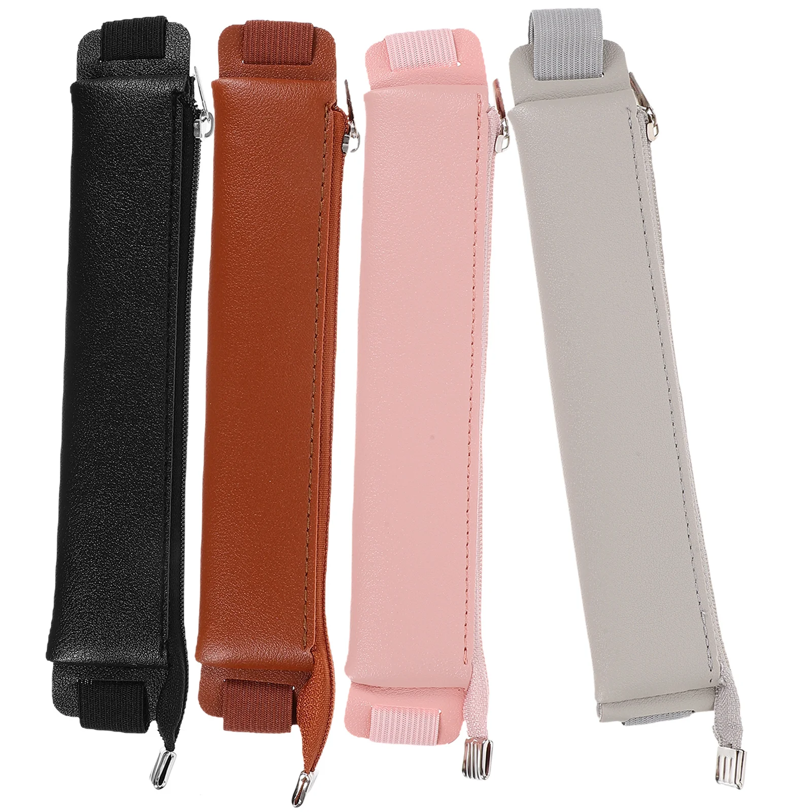 

4 Pcs Note Strap Pencil Case Nice Holder Pouch with Elastic Band for Notebook Sleeve