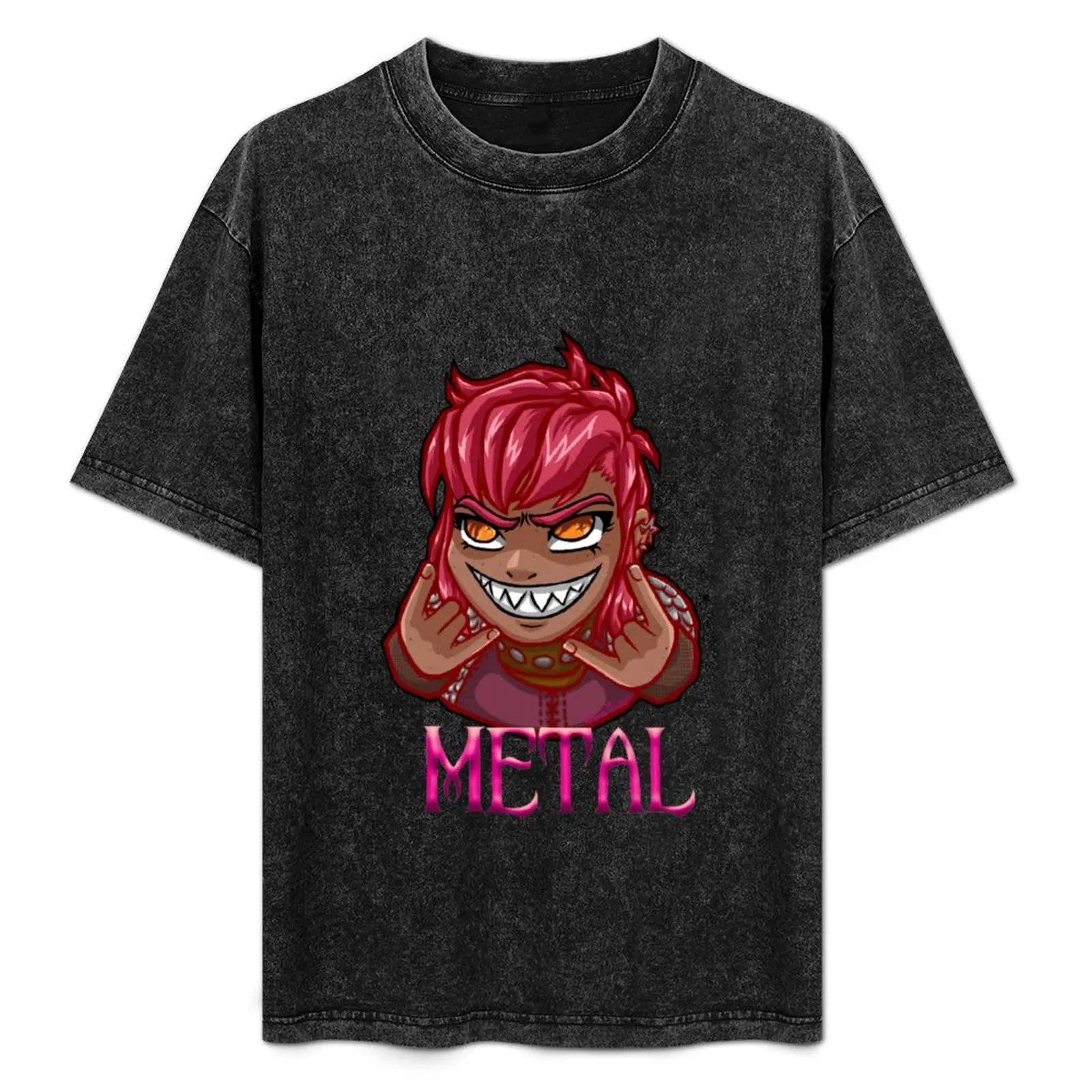 

Nimona Metal T-Shirt customs design your own anime figures heavy weight t shirts for men
