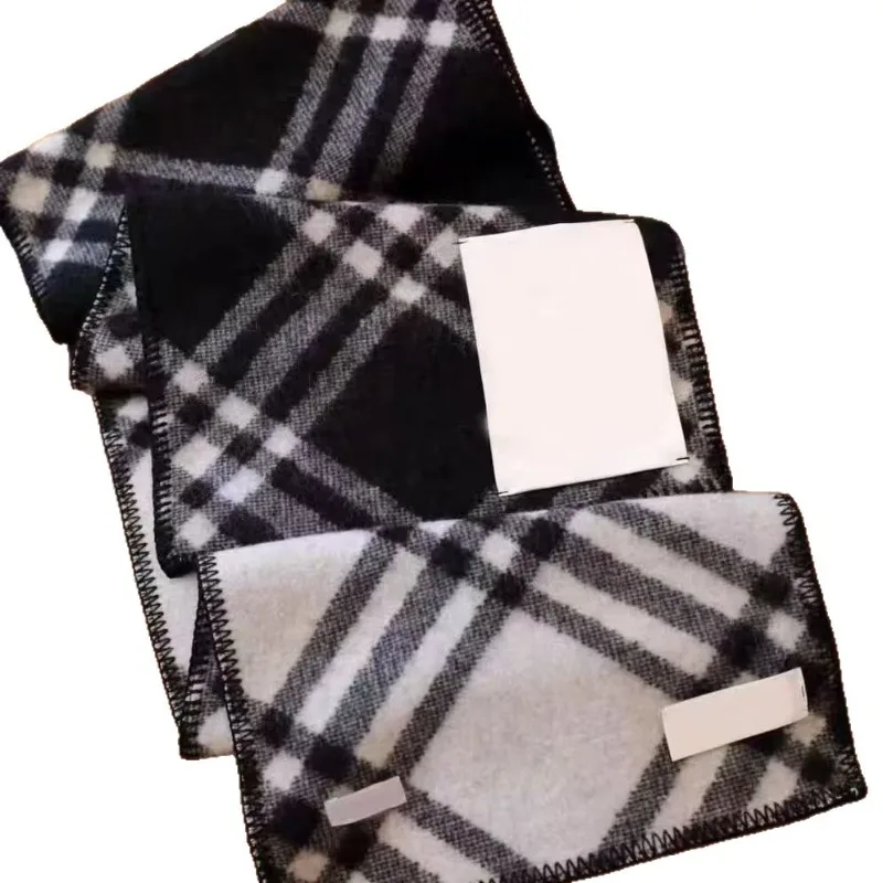 2026 Winter Best-selling Woolen Scarves Trendy Check Shawls for Autumn-Winter Women for Warmth and Thickness Long Neckwear