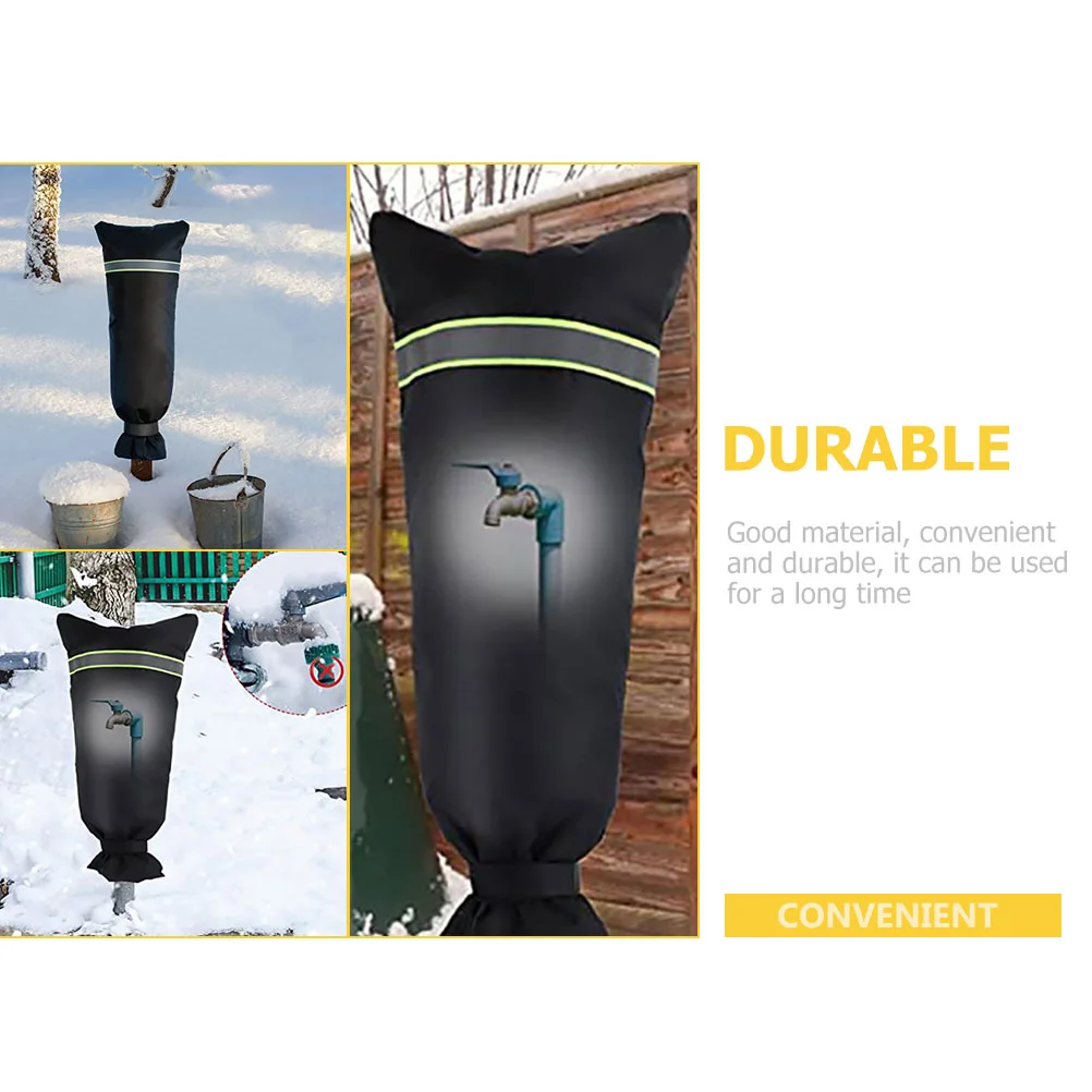 Faucet Cover Outdoor Tap Protector for Winter Insulated Spigot Anti-Frost Reflective Protection