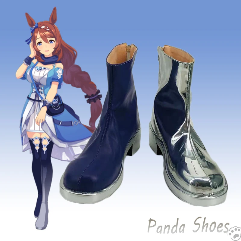 

Umamusume Pretty Derby Super Creek Cosplay Shoes Anime Game Cos Boots Cosplay Costume Prop Shoes for Con Halloween Party