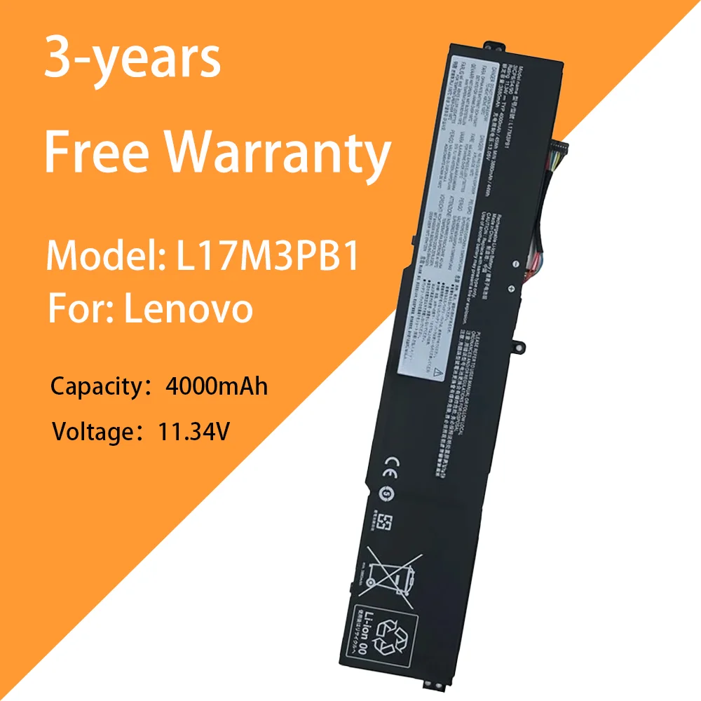 

11.34V Laptop Battery L17M3PB1 New for Lenovo Ideapad 330-15ich L17C3PB0 L17M3PB0