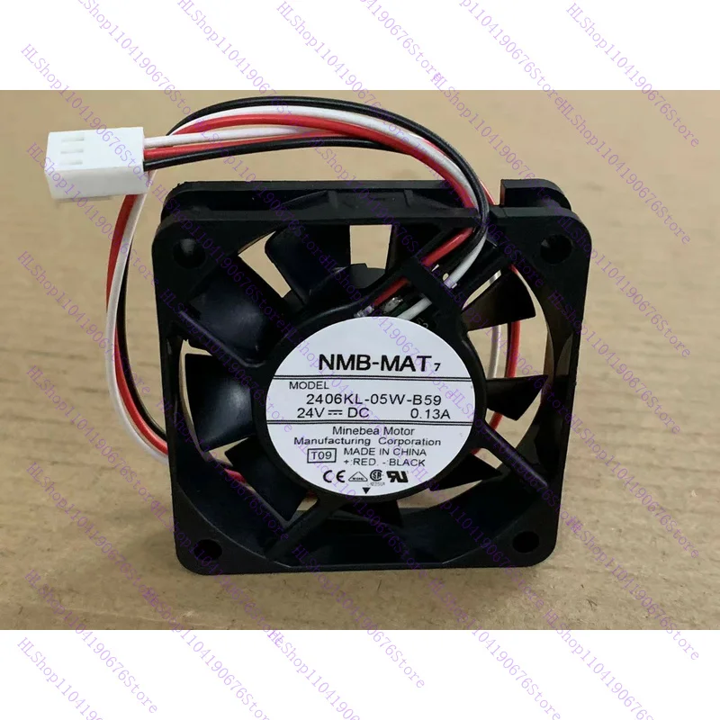 

Для вентилятора NMB 2406KL-05W-B59 24 В 0,13 А 60*60*15 3-контактный