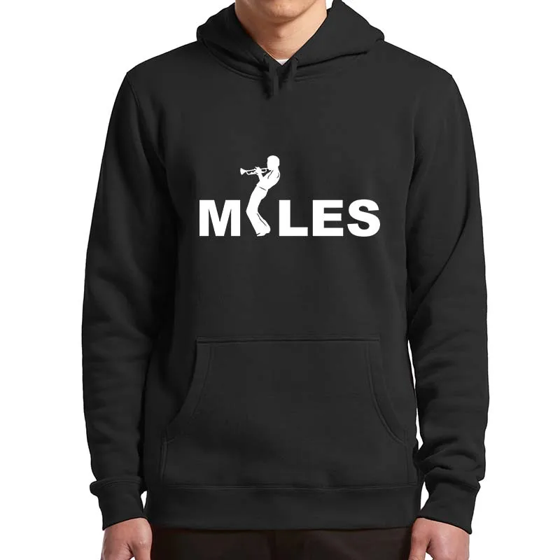 

Miles Davis American Trumpeter Classic Hoodie 20th Century Jazz Musician Essential Men's Fleece Sweatshirt Asian Size