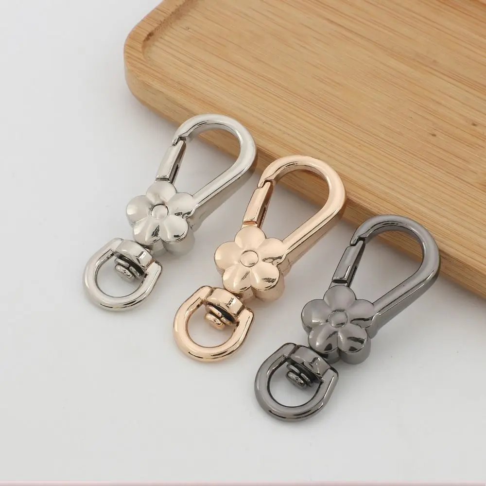 Diy Bags Strap Buckles New Detachable Flower Shape Screw Buckle Snap Hook Handbag