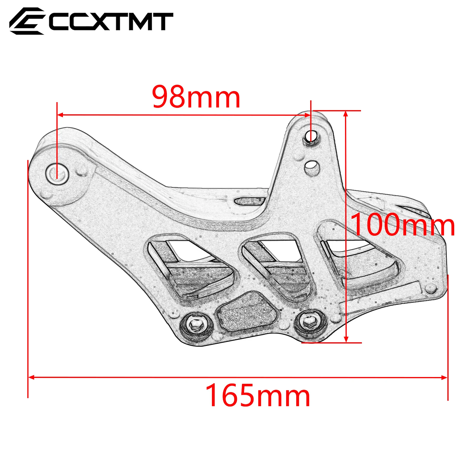 Motorcycle Plastic Chain Guide Guard Protector For Husqvarna FC FX TX TE FE TC 125-501 For KTM EXC EXCF SX SXF XC XCF 2008-2020