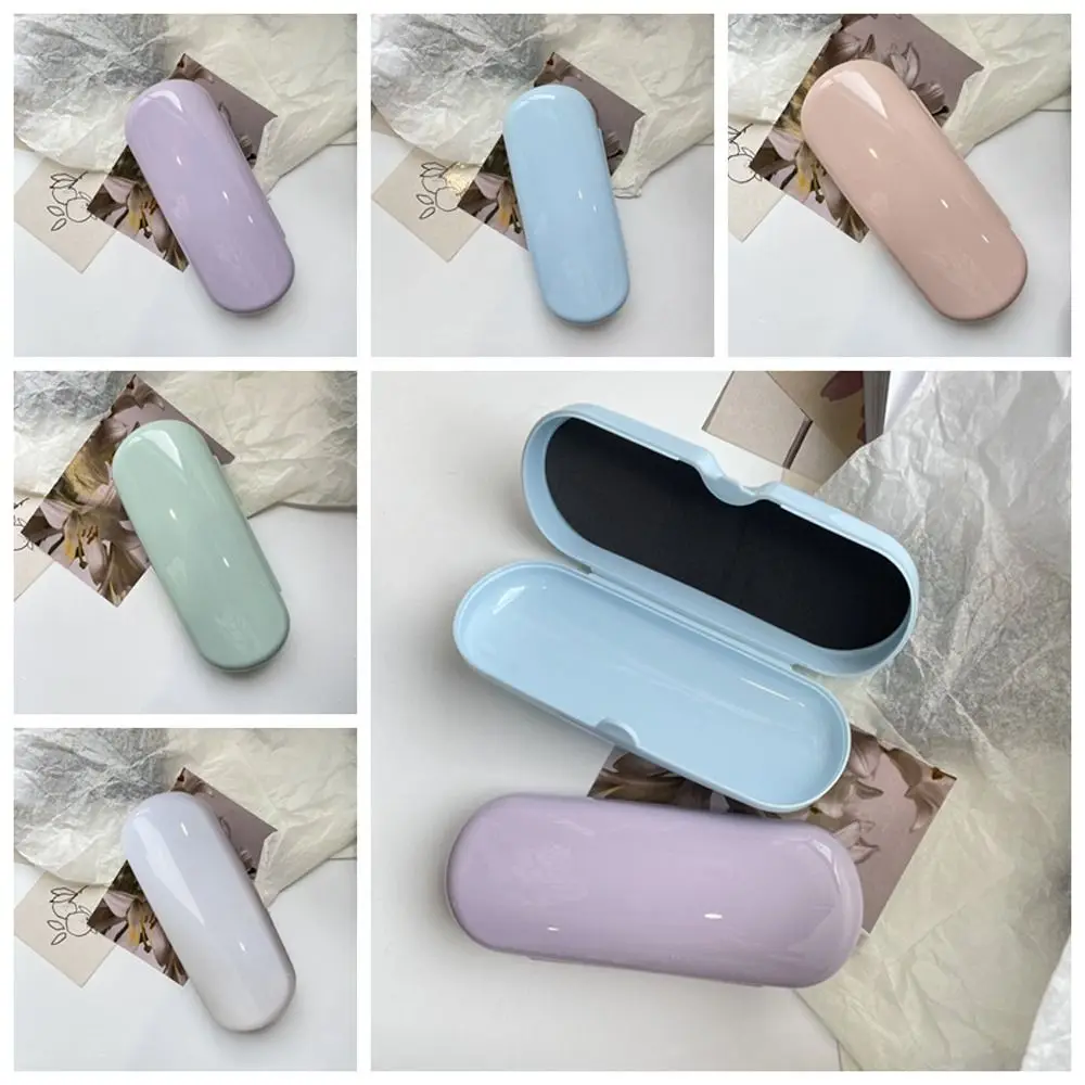 

Solid Color Plastic Sunglasses Box Waterproof Anti-scratch Glasses Case Eyeglasses Case Lightweight Eyeglasses Holder Outdoor