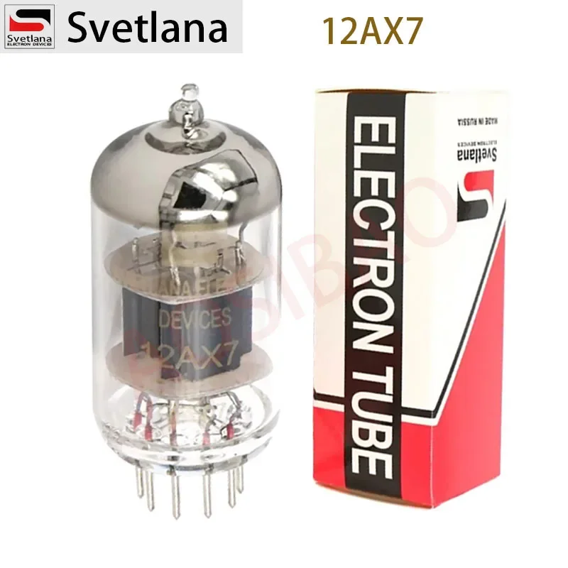 SVETLANA 12AX7 أنبوب تفريغ صمام الاقتران الدقيق يحل محل أنابيب إلكترونية 12AX7 ECC83 6N4 لمكبر الصوت