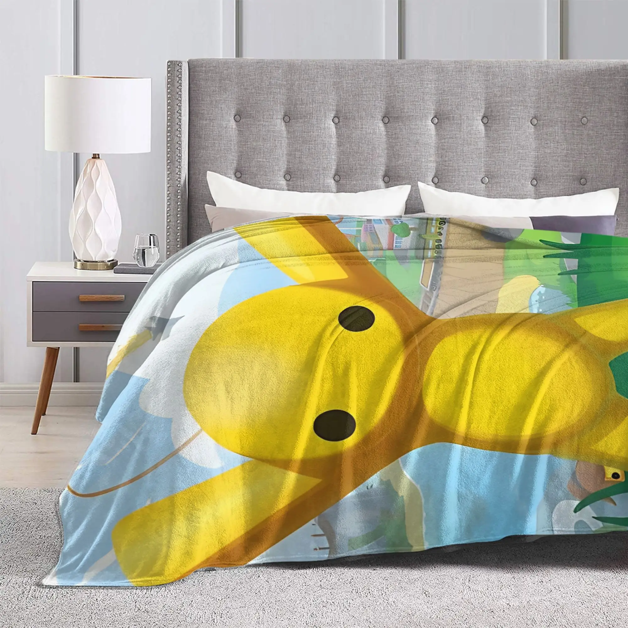 Wobbly Life Soft Warm Blanket  Kids Adult Plush Throw Blanket Novelty Living Room Flannel Bedspread Sofa Bed Cover