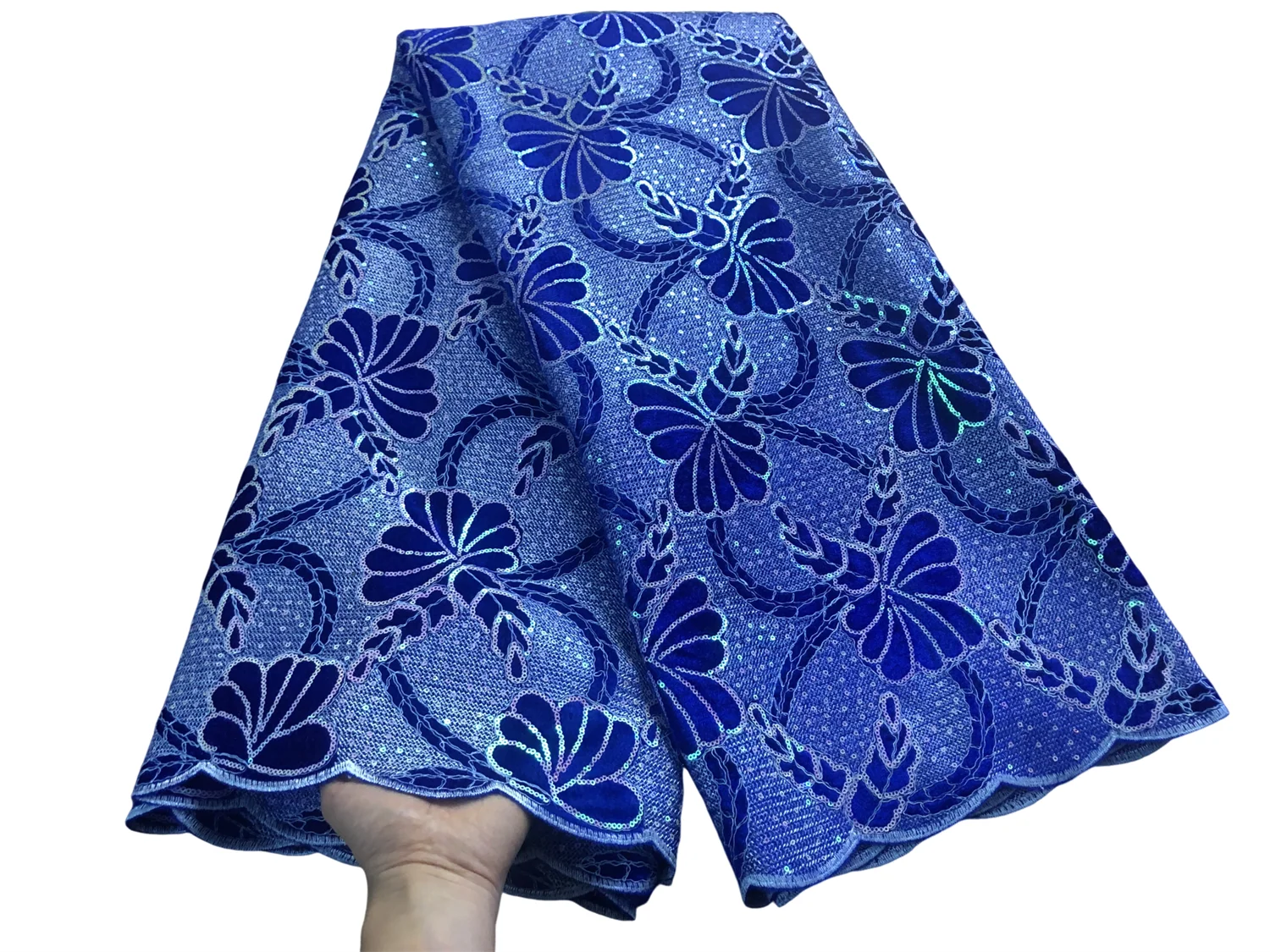 

Special Nigerian Velvet Lace Fabric With Sequins 2025 High Quality Rope Embroidery Lace African Lace Fabric For Wedding Dresses
