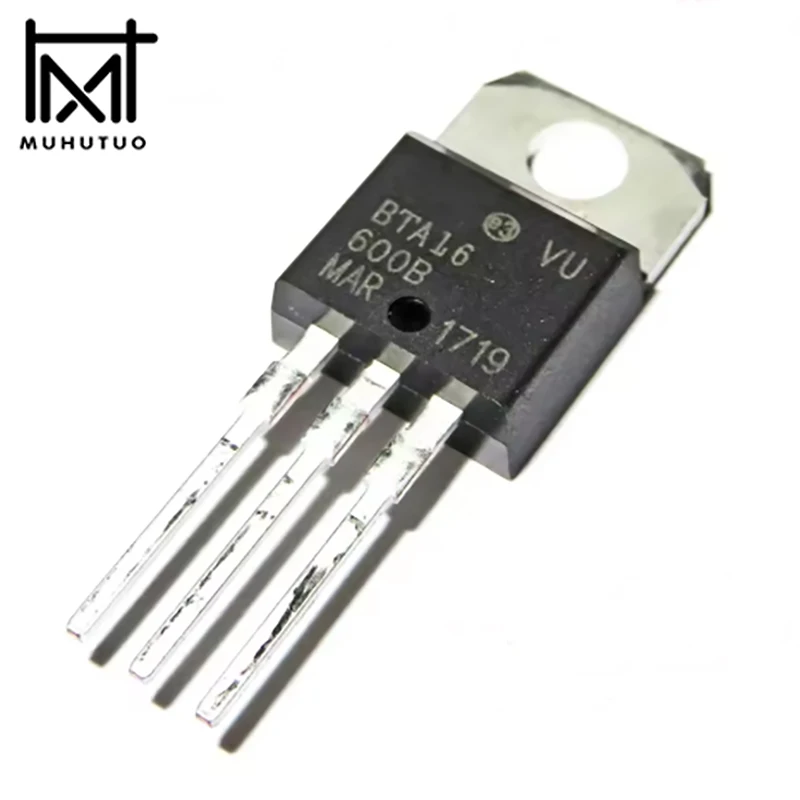 10PCS/LOT BTA16-600B BTA16, BTA20, BTA24 -600B, -600C, -800B, -800C Bidirectional Thyristor TO-220