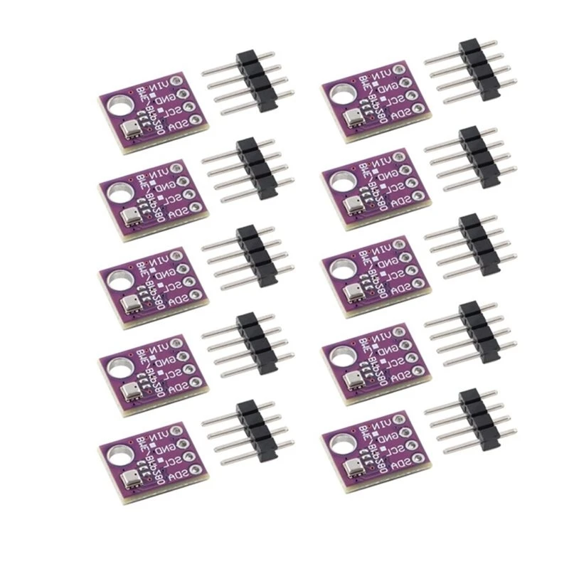 Capteur de pression barométrique numérique GY-BMP280 5V, Module numérique, capteur de température et de pression barométrique pour Arduino, T24C, 10 pièces