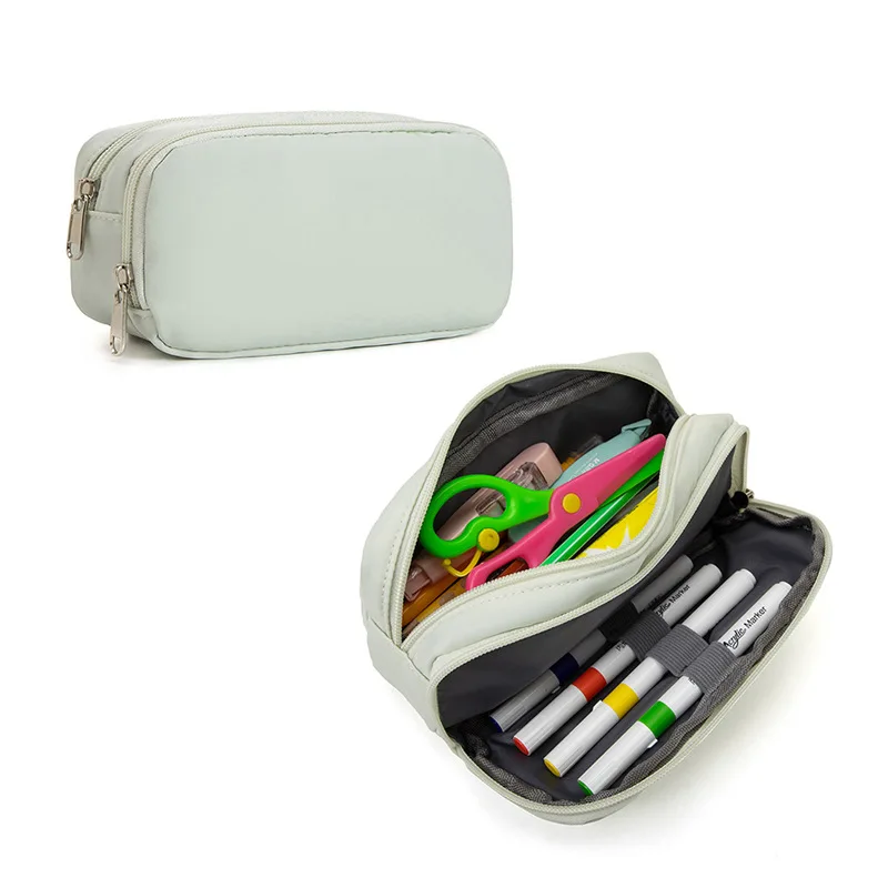 

Large Capacity Pencil Case Stationery School Supplies Pencil Cases Pouch Office Desk Storage Bag Students Kids Pen Case Bags Box
