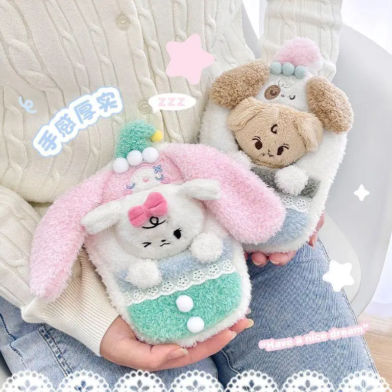 Rosyposys Waistcoat Card Holder Card Case Plush Protective Cover Kawaii Cartoon Cute Anime Plush Toys for Girls Birthday Gift