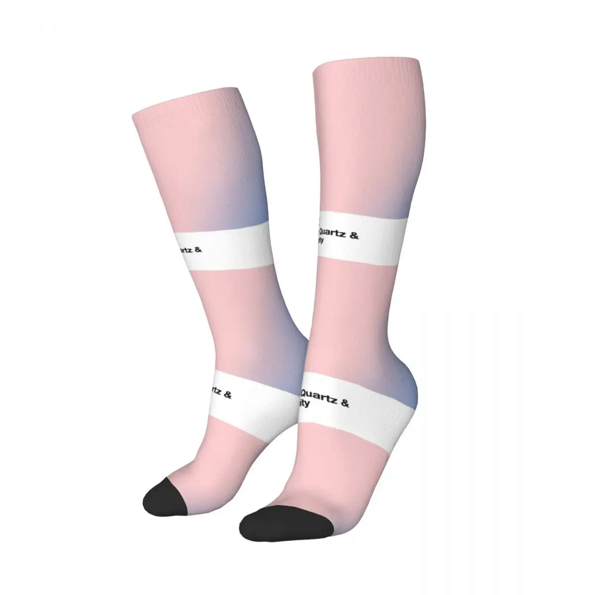 Pantone Rose Quartz Serenity Socks Harajuku Super Soft Stockings All Season Long Socks Accessories for Unisex Gifts