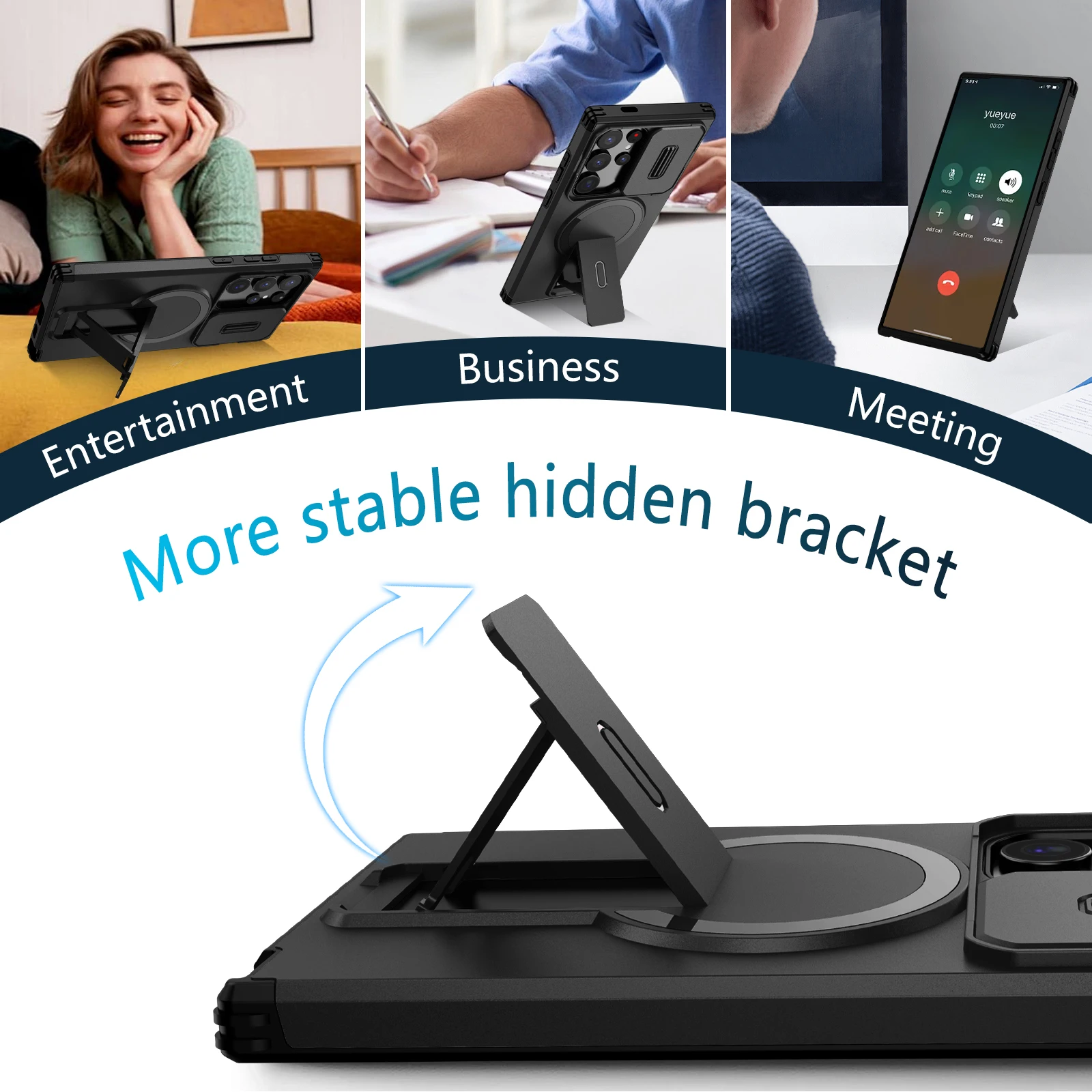 

Hard PC+TPU Shockproof Cover Armor Case for Samsung Galaxy S25 FE 5G S24 Ultra S25 Plus