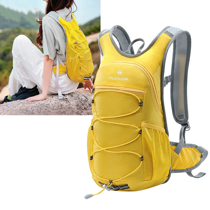 

9L Climbing Backpack Hydration Hiking Camping Cycling Running Bag Lightweight Outdoor Sports Riding Travel Training Knapsack