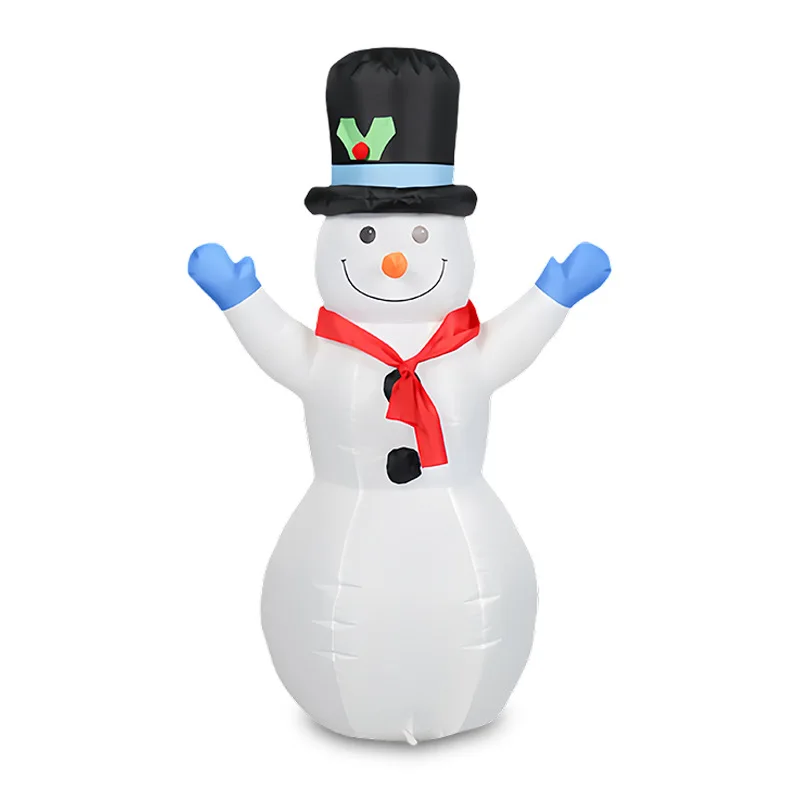Christmas supplies inflatable Christmas snowman air mold LED luminous decoration courtyard garden party ornament
