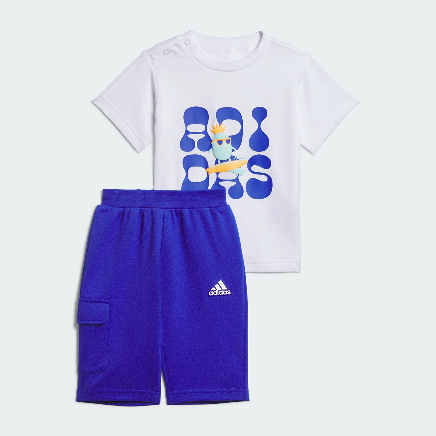 Adidas original IN CD 3/4 SET conjunto casual de manga corta para bebé IT1770
