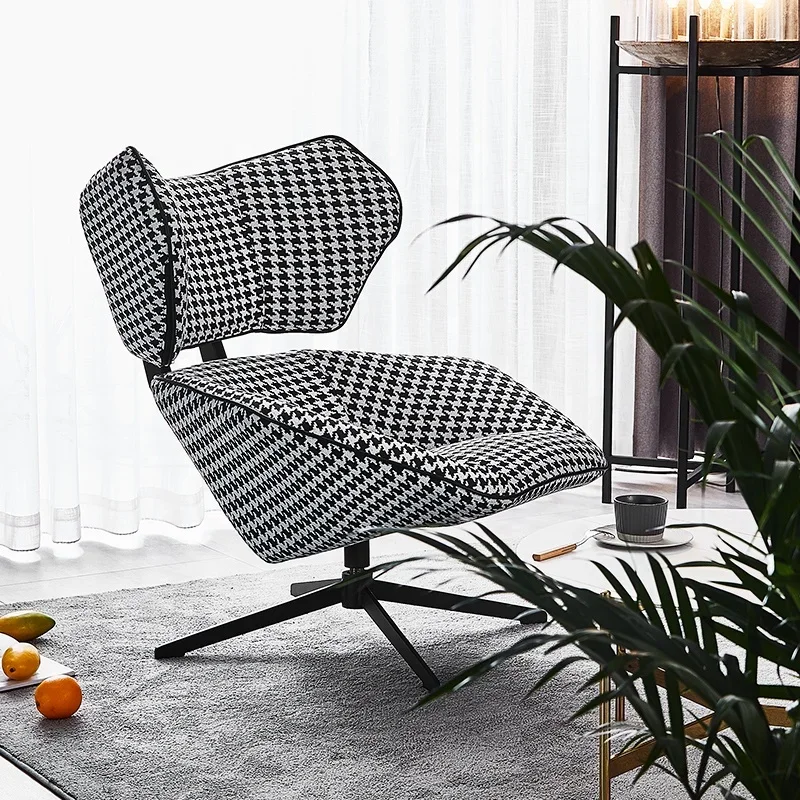 Zitai China Factory Price Modern Leisure Lazy Living Room Office Chair Comfortable Swivel Fabric Sofa Chair