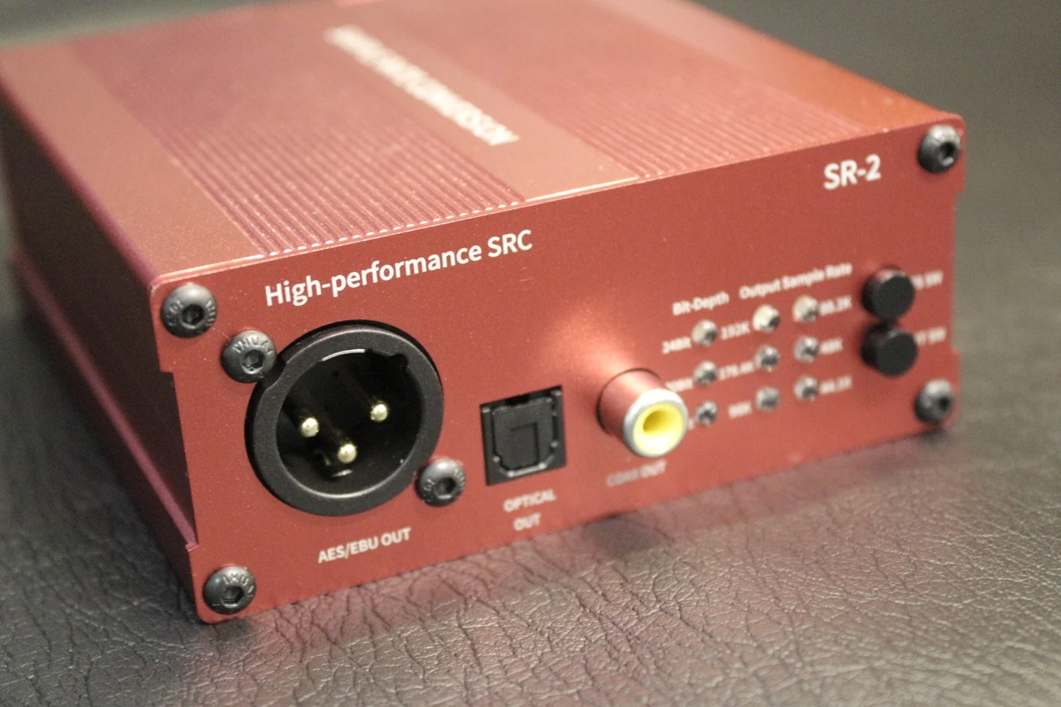 NVARCHER محول معدل أخذ عينات الإشارات الرقمية الألياف المحورية AES 44.1k-192 كيلو هرتز