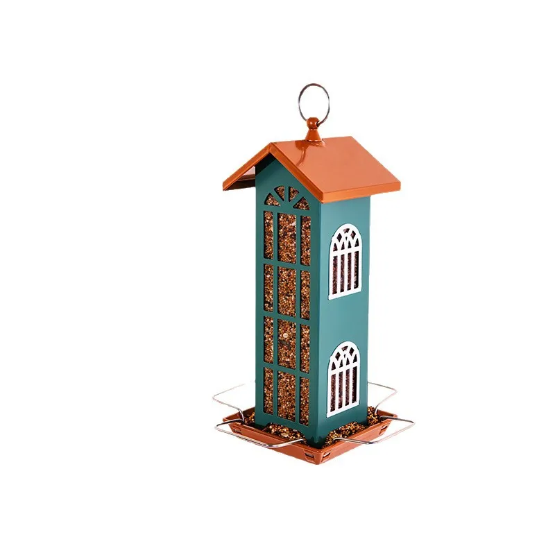 

Outdoor Intelligent Elastic Anti-squirrel Metal Bird Feeder Courtyard Garden Wild Bird Feeding Articles Pour Animaux DeCompagnie