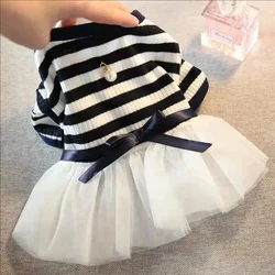 Summer Princess Pet Supplies Dress for Dogs Little Small Puppies Animal Cat Tutu Wedding Party Skirt Clothes for Chihuahua Yorks