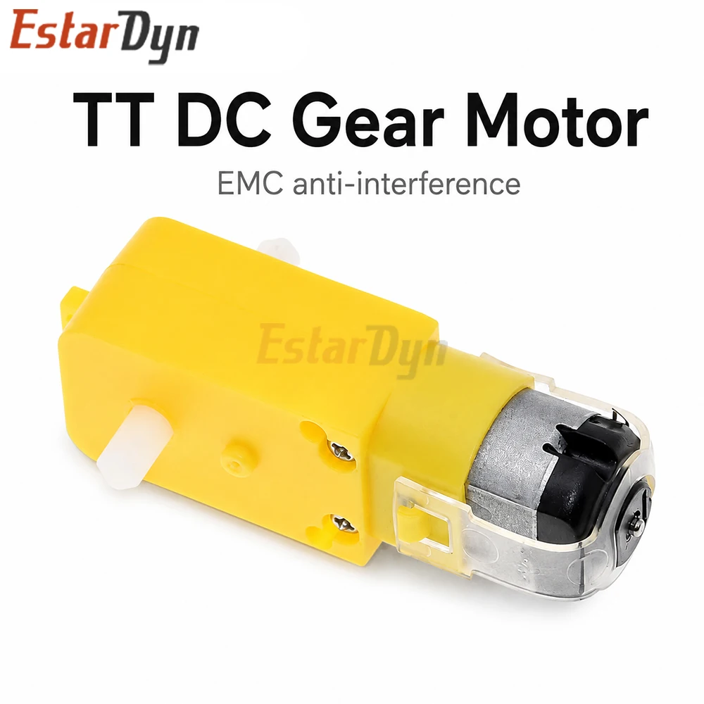 Estardyn 1/2/4PCS Mini TT Motor DC 3-6V Dual Shaft Plastic Gear Motor for Smart Robot Car DIY Wholesale