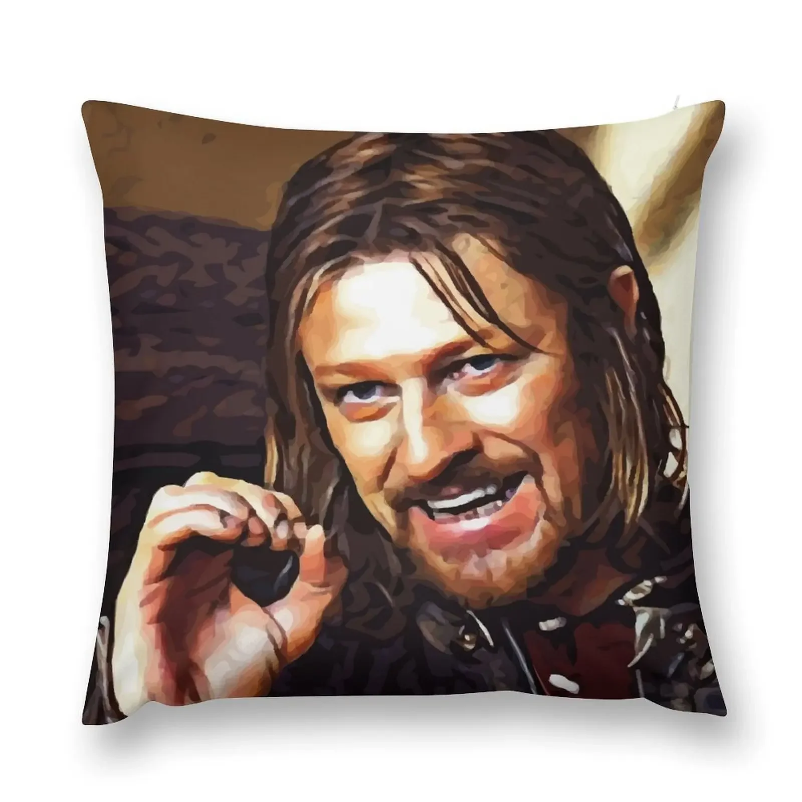 Boromir Sean Bean - One Does Not Simply Throw Pillow Decorative pillow case Sofa Cushions Cover Cushion Cover For Sofa pillow