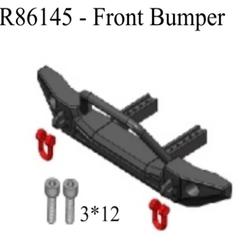 

HSP RGT RC Запасные части R86145 Передний бампер R86146 Задний бампер для масштаба 1/10 4wd Crawler Ex86110 Pioneer Car Toy Boy