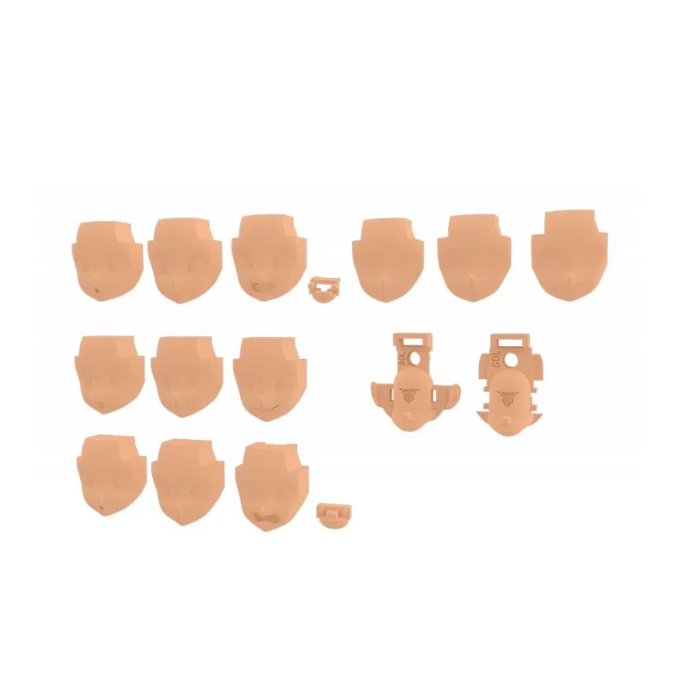 Kotobukiya KP731 KP732 KP737 conjunto de cara Sol piel Color A C D reemplazar cara cara en blanco máquina chica accesorio modelo