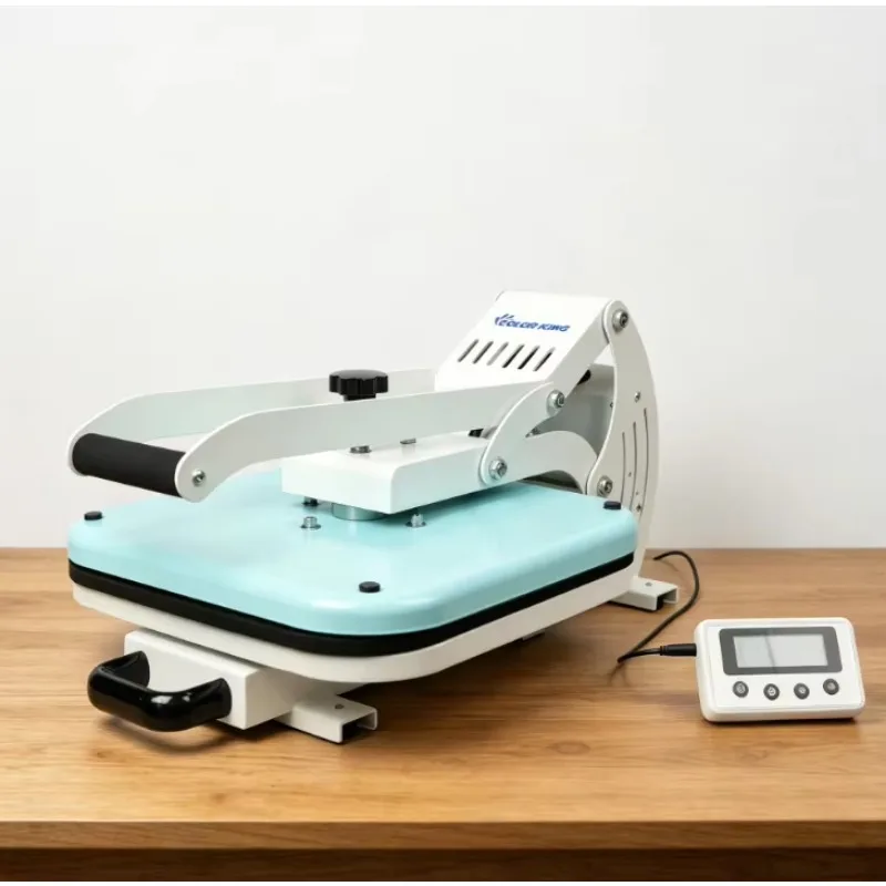 110V 220V Dual Voltage 38x38 Cm Heat Press Machine For Worldwide Use Compatible With Different Countries Power