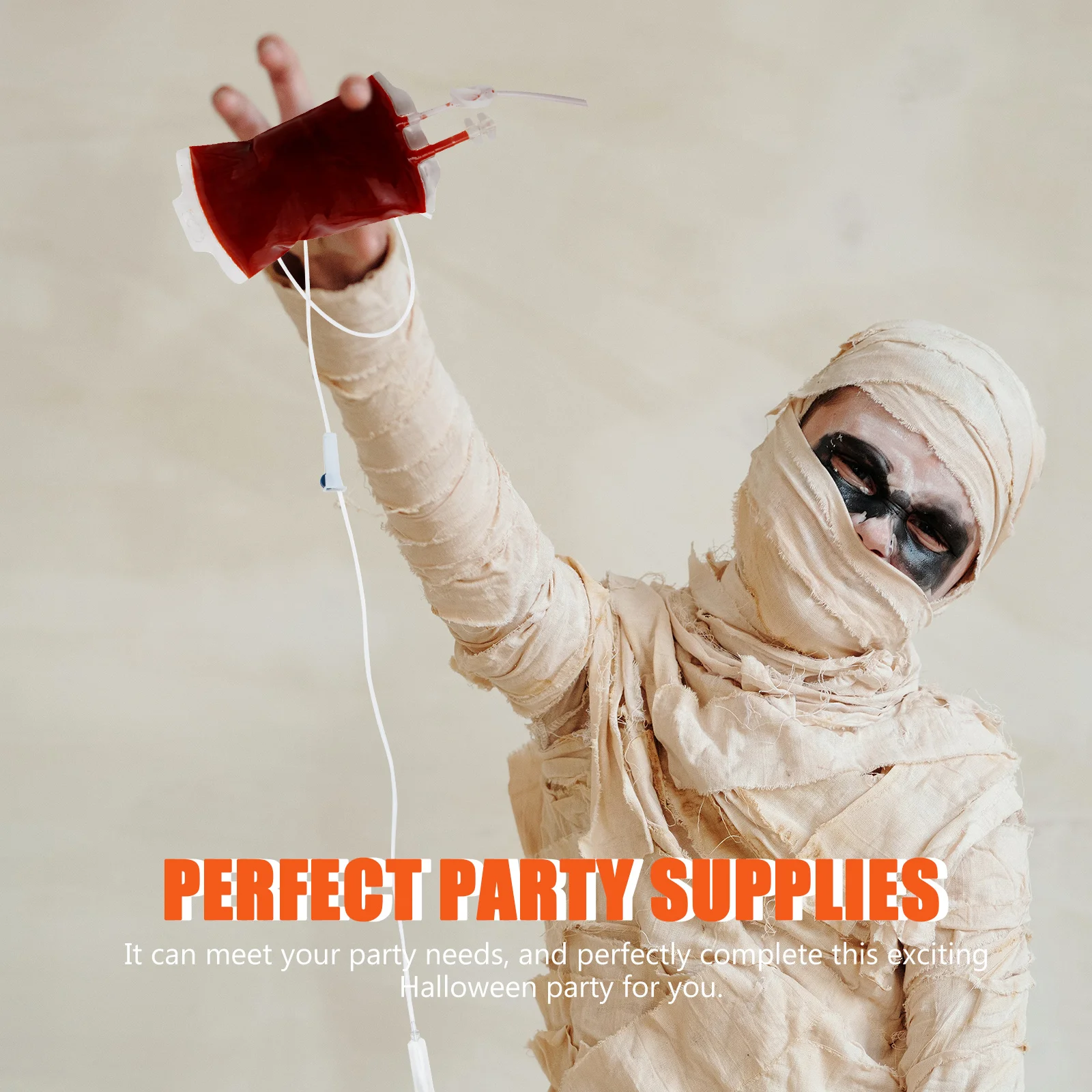 

1 комплект, креативный контейнер для напитков на Хэллоуин, многоразовый напиток, двойной шланг, кровь, товары для Хэллоуина, ПВХ, водонепроницаемый