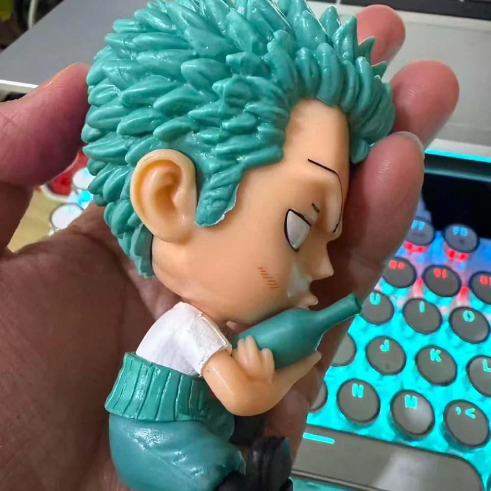 Anime Figuur Een Stuk Ctue Roronoa Zoro Model Standbeeld Persoonlijkheid Trendy Auto Ornament Geschenken