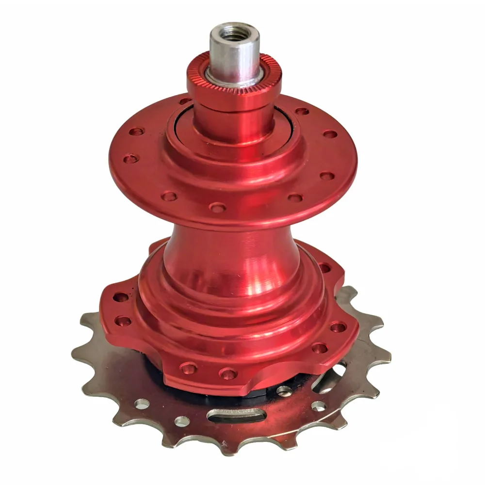 Efficient 412 Folder Rear Hub 20 Holes 85mm Spacing 3 Speed Compatible 4 Bearings Smooth Rotation Cycling Hardware