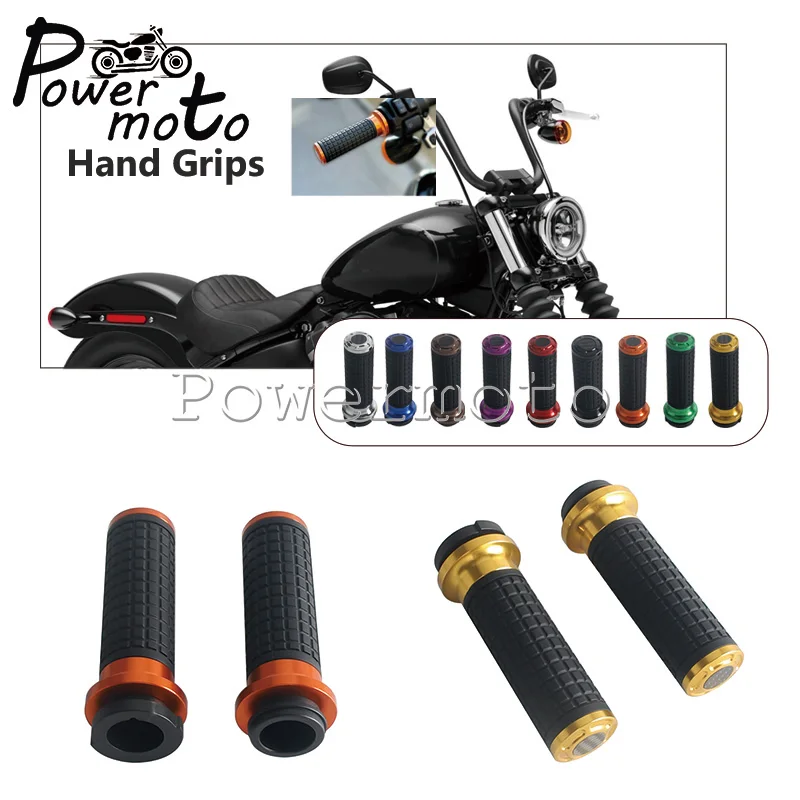 For Harley Street Glide Low Rider Road King Road Glide Electra Glide 2008-2024 Club Style Motorcycle CNC Hand Grips 8 Colours