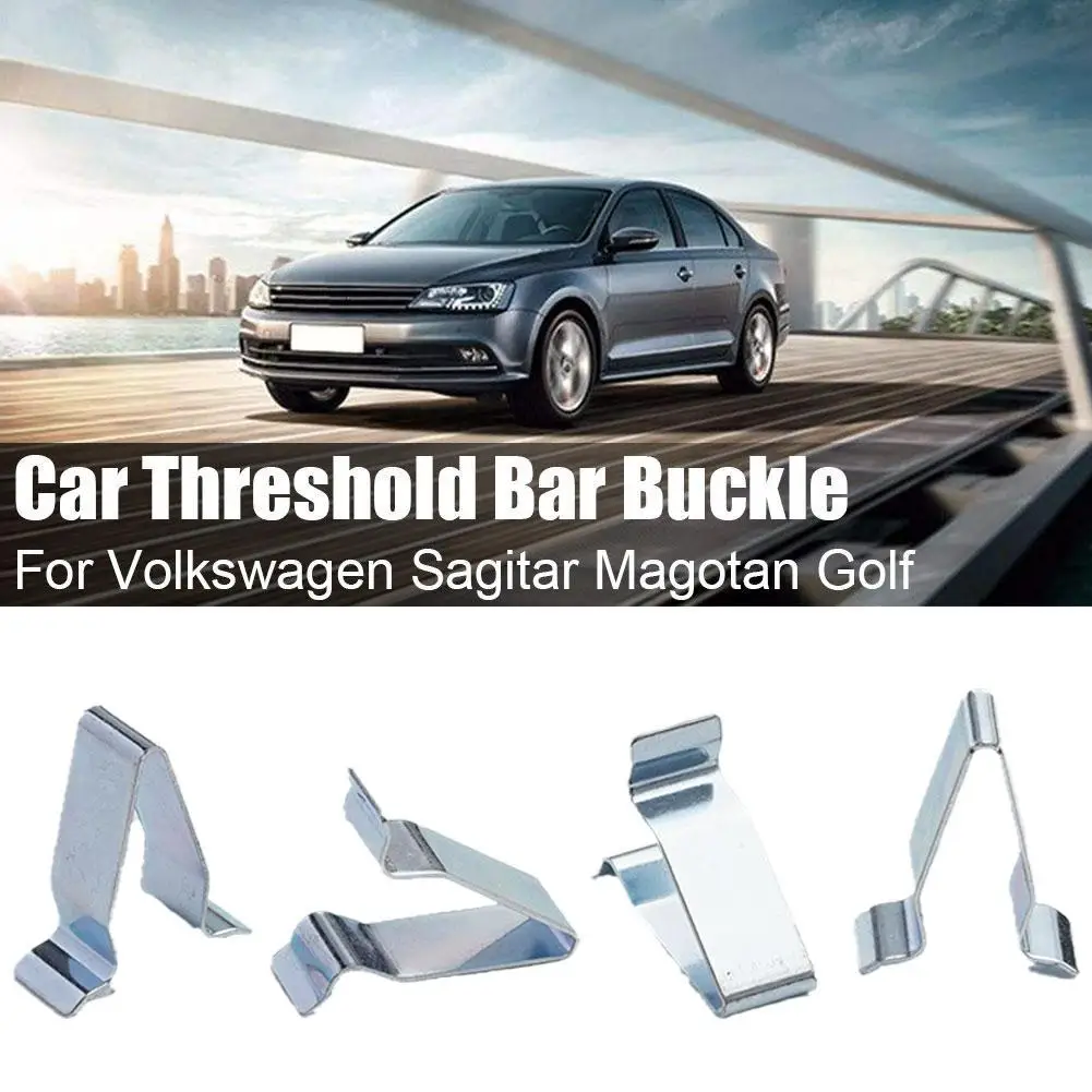 10/20pcs/set Car Threshold Strip Clip Metal Trunk Fastening Clips Interior Panel Cladding For Volkswagen Sagitar Magotan Go H9R1