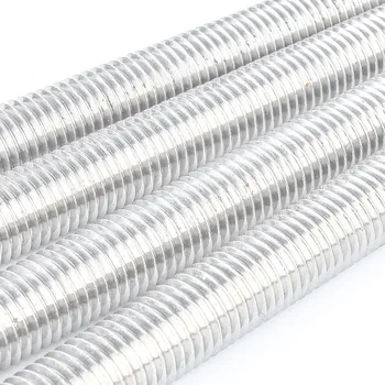 1/5/10Pcs 6061 Aluminum Alloy All-thread Aluminum Alloy Screw Bar M6 M8 M10 M12 M14 M16  Length  40mm-300mm