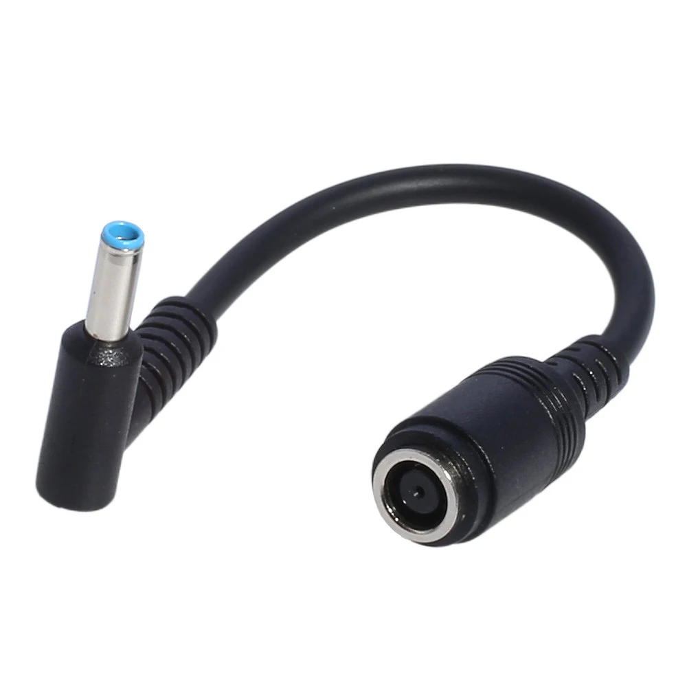 1PCS 7.4mm To 4.5mm DC Power Charger Converter Great Replacement DC Adapter Connector Cable For HP Dell Blue Tips