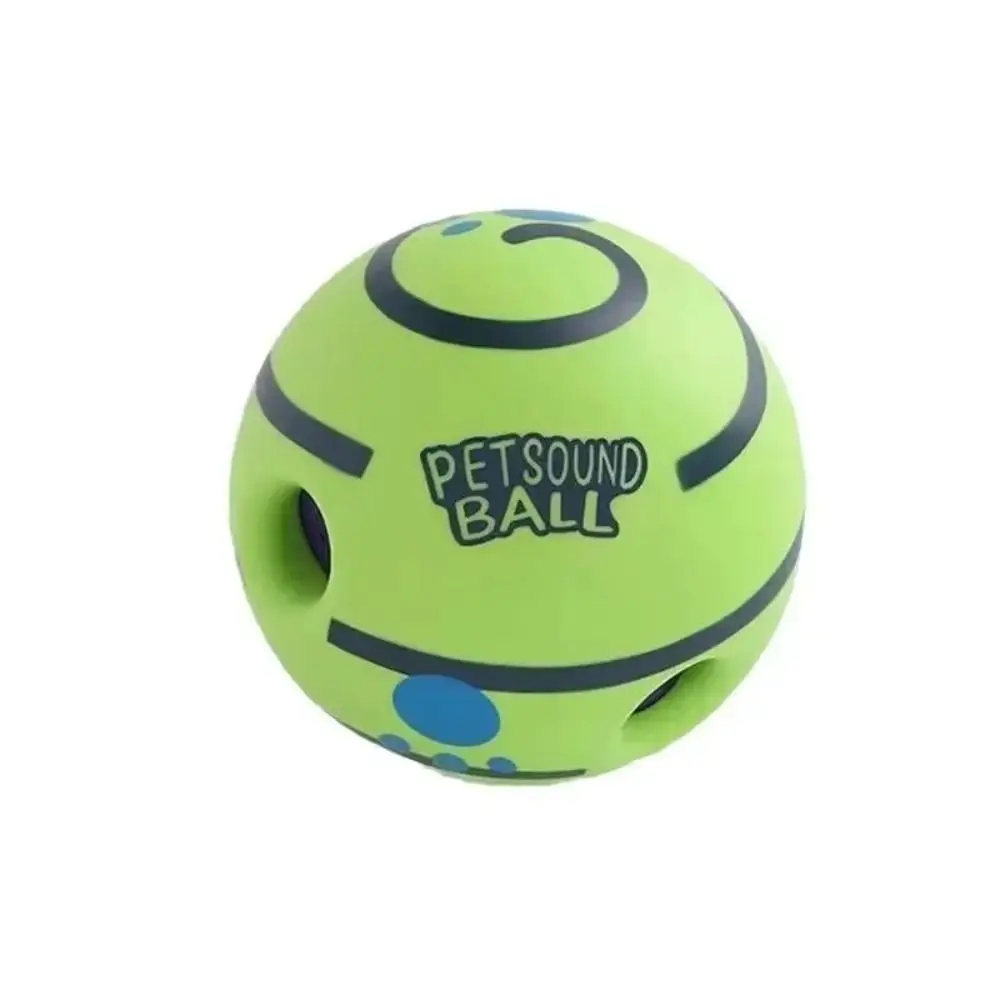 New Funny Wobble Wag Giggle Ball Pet Squeakers Rolled Interactive Toys No Batteries Required Non-toxic Dog Toy