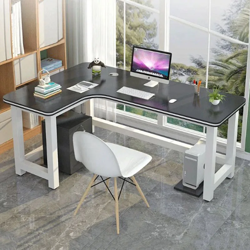 White Save Space Office Desk Modern Designer Wooden Study Luxury Office Desk Decoration Meuble Bureau Lounge Suite Furniture
