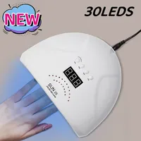 Secador de uñas LED, lámpara UV para curar todos los esmaltes de Gel con detección de movimiento, herramienta de salón de manicura y pedicura