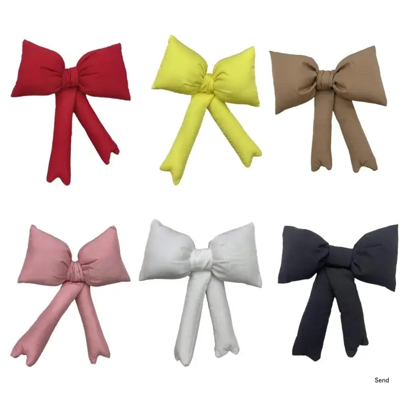 Fabric Bowknot Pendant Butterfly Bow Charm Cloth Attachment for Bag and Wallets