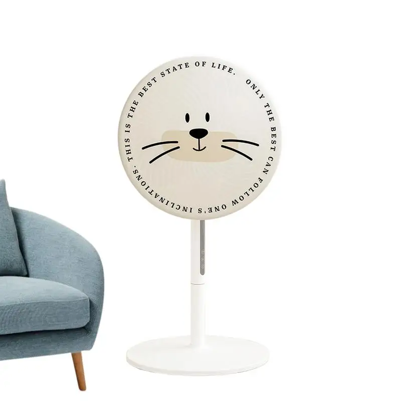 

Floor Fan Cover Cute Cat Design Fan Safety Protection Cover Fan Safety Protection Cover Round Electric Fan Guard Dust Covers